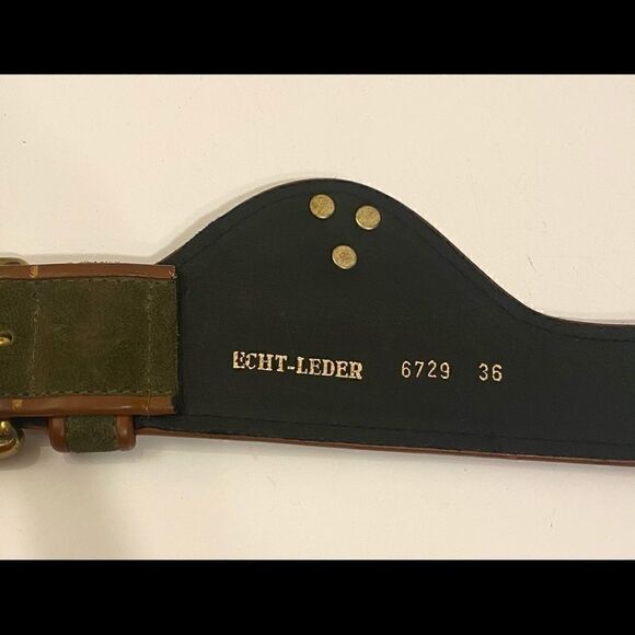 Echt-Leder vintage suede leather   - Picture 3 of 8